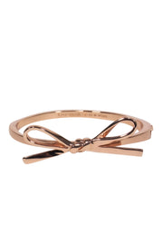 Current Boutique-Kate Spade - Rose Gold Bow Bangle