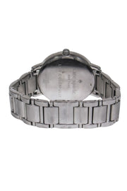 Current Boutique-Kate Spade - Silver Chain Link Watch w/ Pink Trim