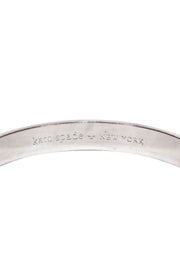 Current Boutique-Kate Spade - Silver Terms of Endearment Engraved Bangle