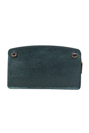 Current Boutique-Kate Spade - Small Metallic Green Leather Crossbody