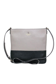 Current Boutique-Kate Spade - Taupe & Grey Two-Toned Pebbled Leather Crossbody