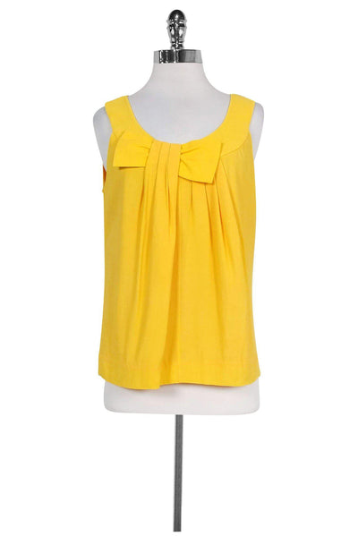 Current Boutique-Kate Spade - Yellow Bow Tank Top Sz S