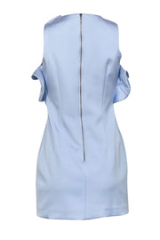 Current Boutique-Keepsake - Baby Blue Sleeveless Bodycon Dress w/ Ruffle Top Sz M
