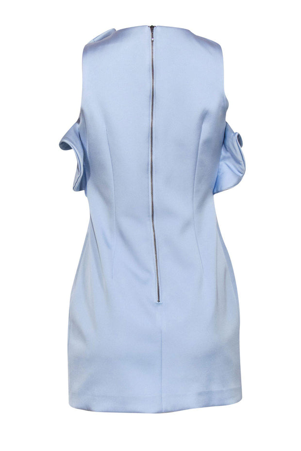 Current Boutique-Keepsake - Baby Blue Sleeveless Bodycon Dress w/ Ruffle Top Sz M