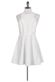 Current Boutique-Keepsake - White Open Back Skater Dress Sz XS