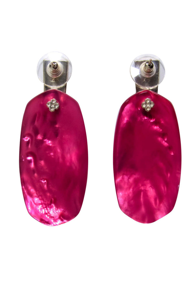 Current Boutique-Kendra Scott - Hot Pink Gemstone Earrings