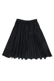 Current Boutique-Kenzo - Black Pleated A-Line Skirt Sz 6