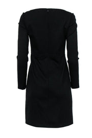 Current Boutique-Kobi Halperin - Black Lace-Up Front Sheath Dress Sz 8
