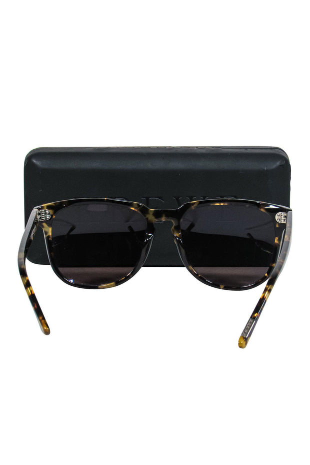 Current Boutique-Krewe - Tortoise Shell Wayfarer Sunglasses w/ Holographic Lenses