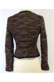 Current Boutique-L'Agence - Taupe Wool Blend Tweed Jacket Sz 2