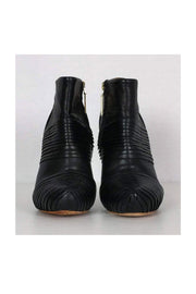 Current Boutique-L.A.M.B. - Black Leather Booties Sz 6