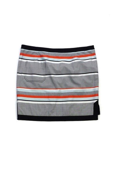 Current Boutique-L.A.M.B. - Multicolor Striped Cotton Skirt Sz 12