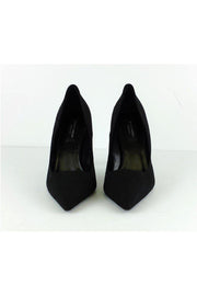 Current Boutique-L.K. Bennett - Black Ribbon Black Perlin Heels Sz 10.5