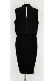 Current Boutique-Lafayette 148 - Black Dress w/ Neck Tie Sz 14