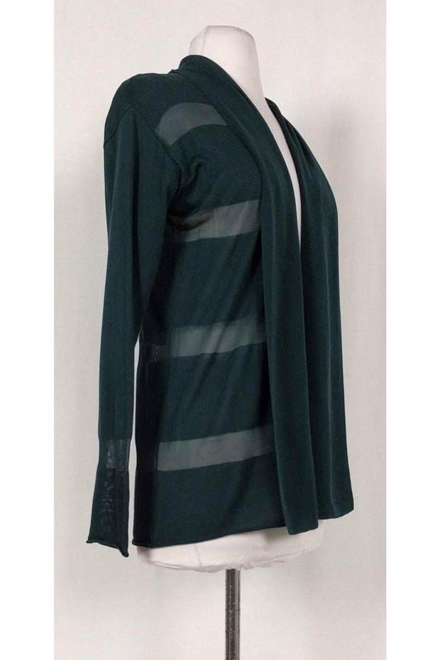 Current Boutique-Lafayette 148 - Forest Green Cardigan Sz P