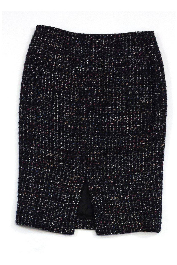 Current Boutique-Lafayette 148 - Multicolor Tweed Pencil Skirt Sz 2