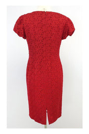 Current Boutique-Lafayette 148 - Red Eyelet Cotton Dress Sz 6