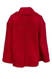 Current Boutique-Lafayette 148 - Red Virgin Wool Jacket Sz 12