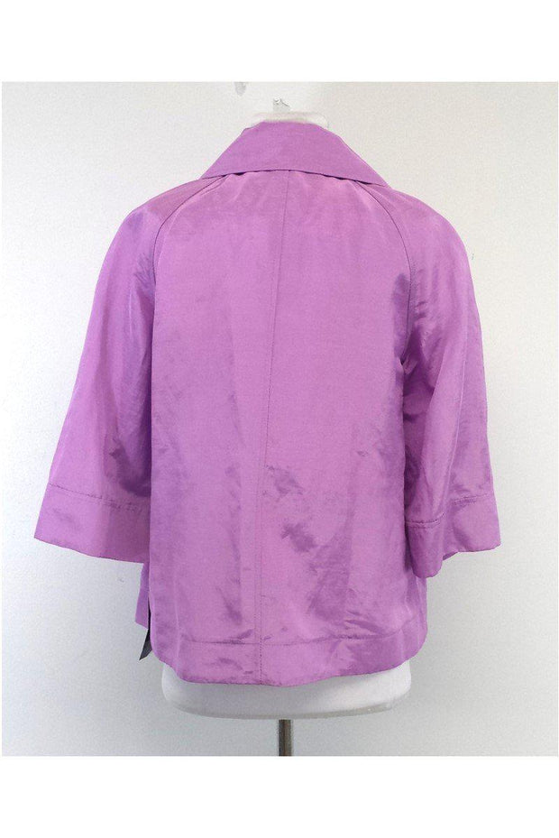 Current Boutique-Lafayette 148 - Violet Cropped Sleeve Jacket Sz 6