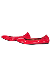 Current Boutique-Lanvin - Red Patent Leather Ballet Flats Sz 7