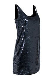 Current Boutique-Laundry – Blue Sequin Sleeveless Mini Dress Sz 4