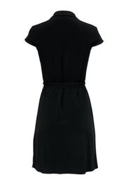 Current Boutique-Laundry by Shelli Segal - Black Button-Up Dress w/ Belt Sz 6P