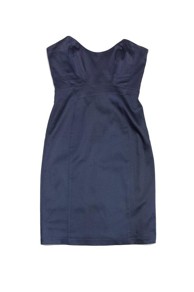 Current Boutique-Laundry by Shelli Segal - Dark Cerulean Blue Strapless Dress Sz 6