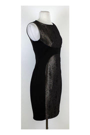 Current Boutique-Laundry by Shelli Segal - Taupe & Black Python Print Dress Sz 4