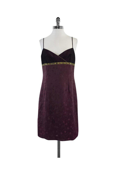 Current Boutique-Laundry by Shelli Segal - Violet Spaghetti Strap Dress Sz 10