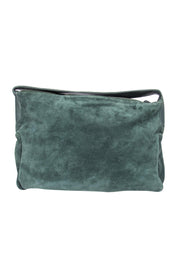 Current Boutique-Lauren Merkin - Dark Sage Green Large Suede Shoulder Bag