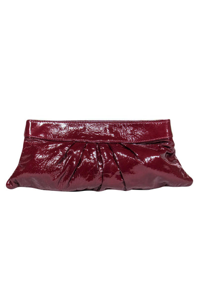 Current Boutique-Lauren Merkin - Red Patent Leather Clutch