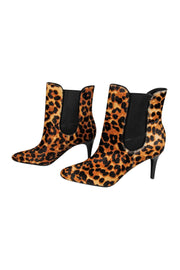 Current Boutique-Lauren Ralph Lauren - Leopard Calf Hair Heeled Booties Sz 8