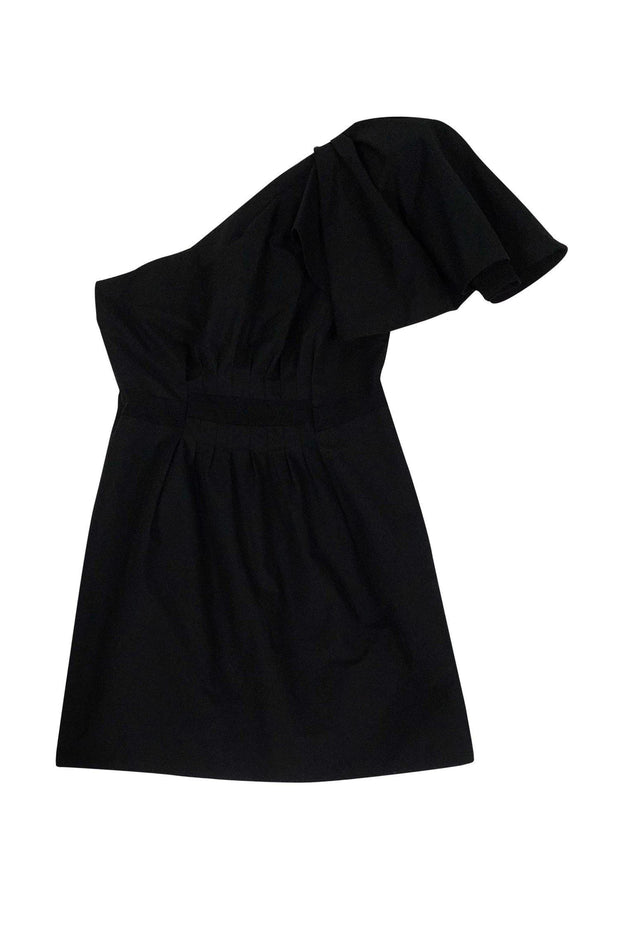 Current Boutique-Leifsdottir - Onyx One Shoulder Dress Sz 0