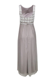 Current Boutique-Lela Rose - Taupe Chiffon Sleeveless Gown Sz 4