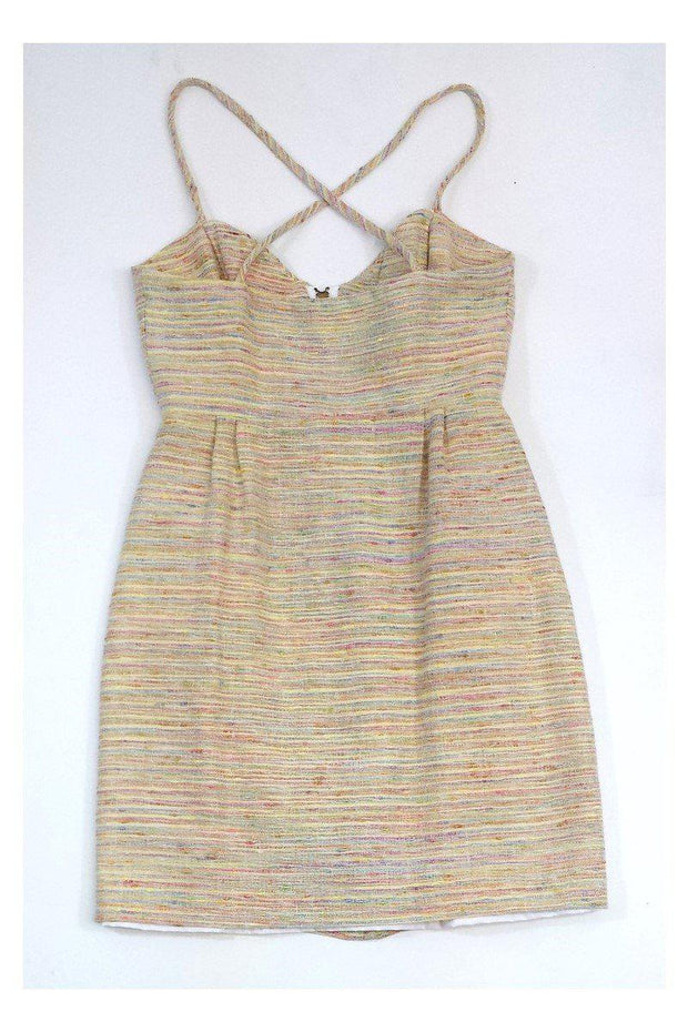 Current Boutique-Leona - Rainbow Tweed Zip Front Dress Sz 0