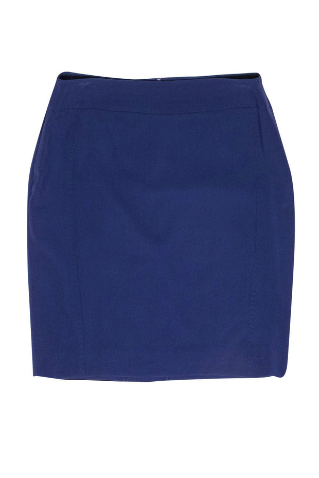 Current Boutique-Les Copains - Purple Wool Pencil Skirt Sz 10