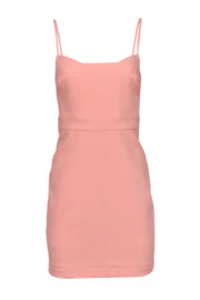 Current Boutique-Likely - Baby Pink Strappy Mini Bodycon Dress Sz 4