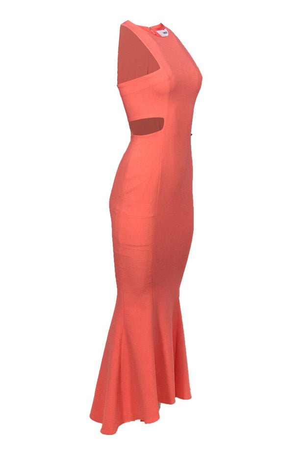 Current Boutique-Likely - Coral Gown w/ Side Cutouts Sz 0