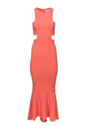 Current Boutique-Likely - Coral Gown w/ Side Cutouts Sz 0