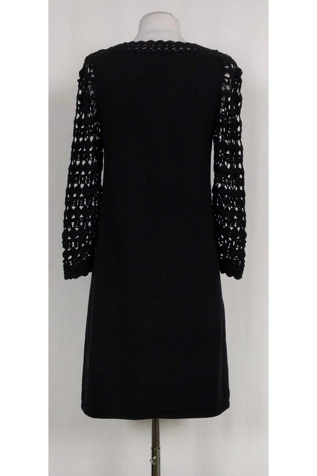 Current Boutique-Lilly Pulitzer - Black Crochet Knit Dress Sz M
