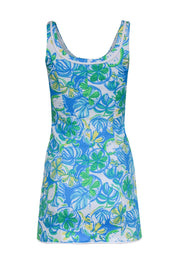Current Boutique-Lilly Pulitzer - Blue & Multicolor Fruity Floral Print Mini Dress Sz XXS