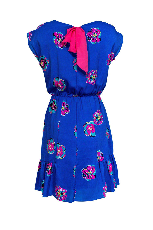 Current Boutique-Lilly Pulitzer - Cobalt Blue Short Sleeve Dress Sz S