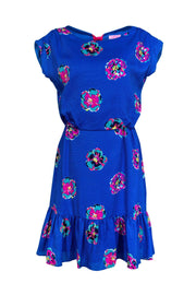 Current Boutique-Lilly Pulitzer - Cobalt Blue Short Sleeve Dress Sz S