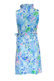 Current Boutique-Lilly Pulitzer - Floral & Cat Print Wrap Dress Sz S