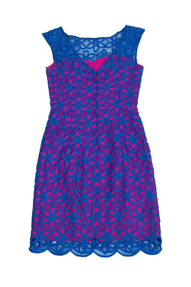 Current Boutique-Lilly Pulitzer - Floral Cut Out Sheath Dress Sz 00