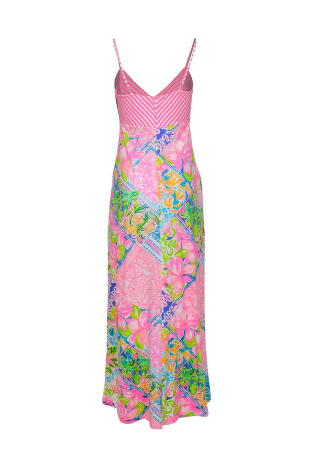 Current Boutique-Lilly Pulitzer - Multicolored Tropical Bright Maxi Dress Sz 2
