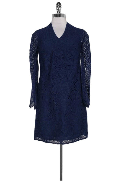 Current Boutique-Lilly Pulitzer - Navy Lace Felicity Dress Sz 00