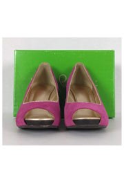 Current Boutique-Lilly Pulitzer - Passion Pink Resort Wedges Sz 8
