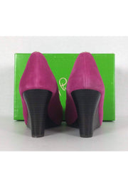 Current Boutique-Lilly Pulitzer - Passion Pink Resort Wedges Sz 8