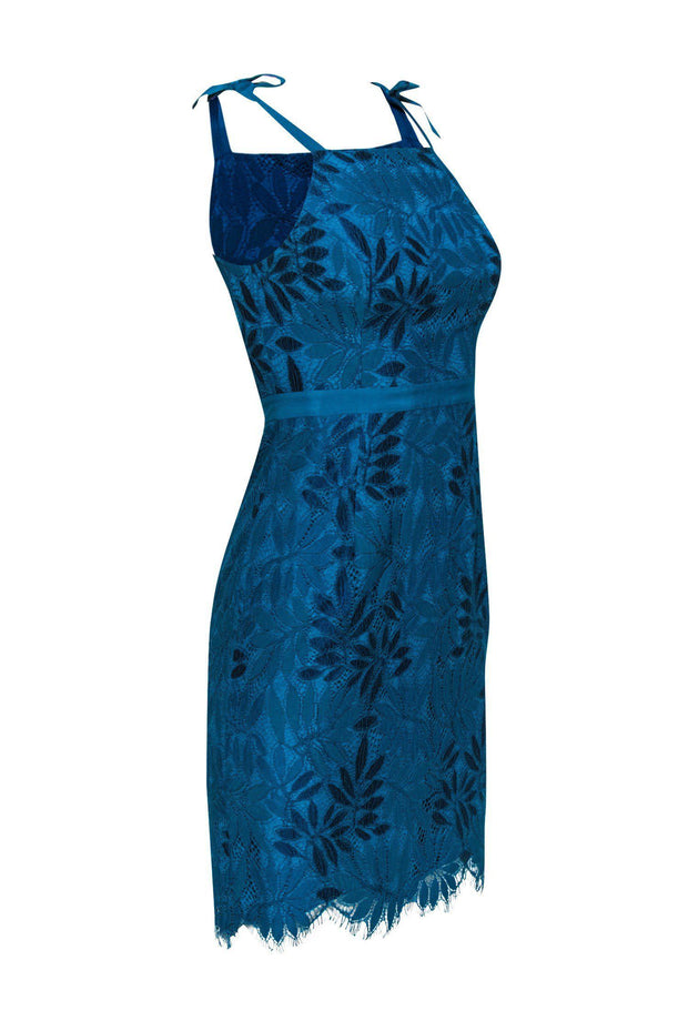 Current Boutique-Lilly Pulitzer - Teal Lace Sheath Dress Sz 0
